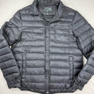 Slate & Stone men’s black Puffer‎ full zip Jacket size large